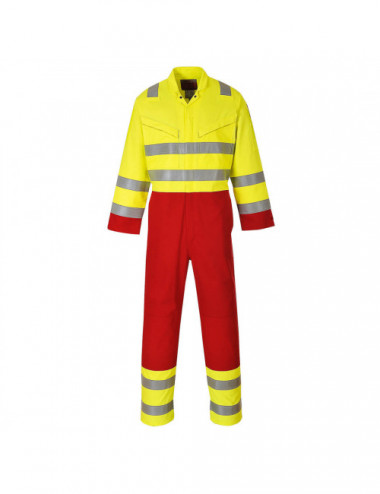 Bizflame services coverall yellow Portwest