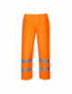 Hi-vis rain trousers orange Portwest