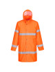 Waterproof hi-vis coat 100cm orange Portwest