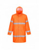 Waterproof hi-vis coat 100cm orange Portwest