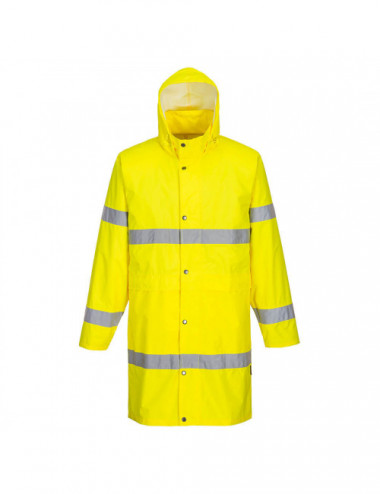 Płaszcz wodoodporny, ostrzegawczy 100cm żółty Portwest