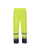 Classic hi-vis and contrast rain trousers yellow/navy Portwest