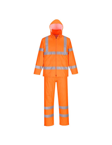 Hi-vis rain suit orange Portwest
