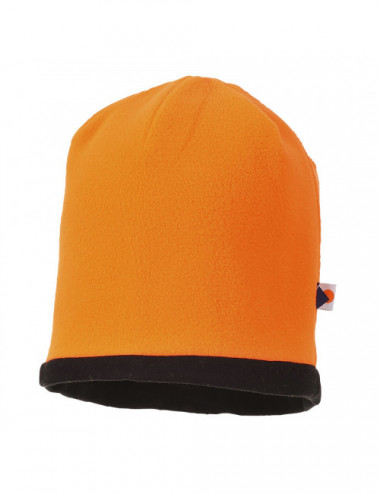 Odwracalna czapka ostrzegawcza beanie pomarańczowo/czarny Portwest
