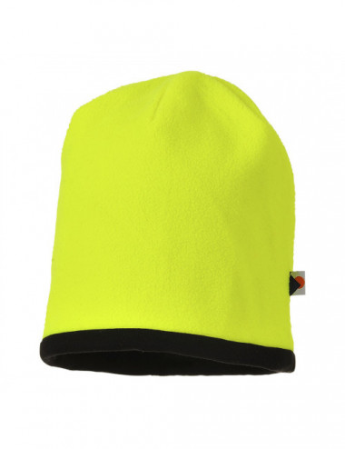 Odwracalna czapka ostrzegawcza beanie żółto/czarny Portwest