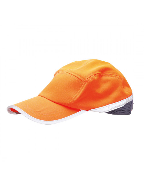 Reflective baseball cap orange/navy Portwest