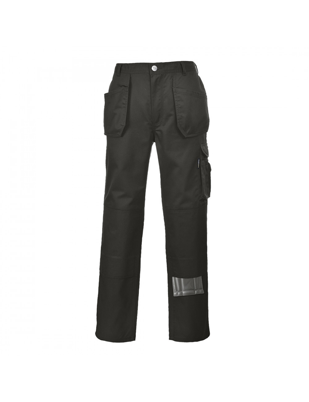 Spodnie z kieszeniami kaburowymi slate czarny Portwest