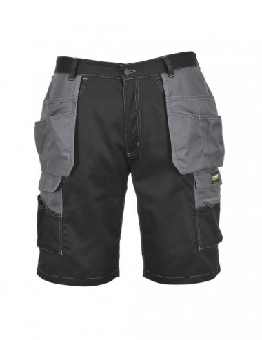 Granite shorts black/grey Portwest