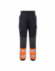 Kx3 flex hi-vis trousers black/orange Portwest