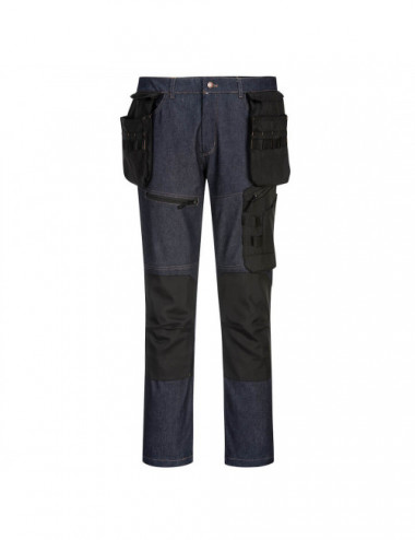 Kx3 holster pants made of indigo denim Portwest