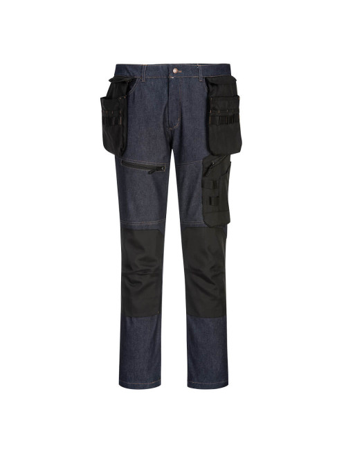 Kx3 holster pants made of indigo denim Portwest