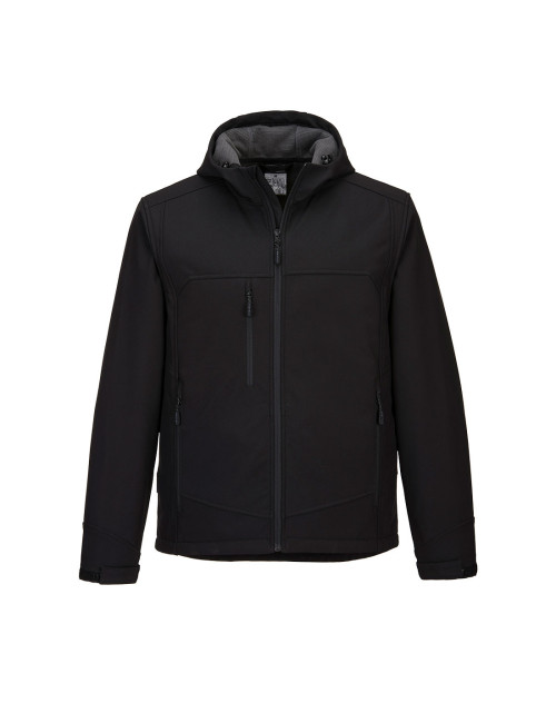 Softshell (3l) kx3 hooded black Portwest