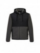 Kx3 borg fleece jacket black/grey Portwest