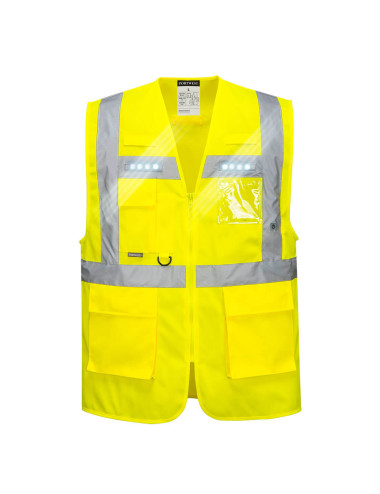 Executive vest led orion yellow Portwest