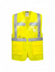 2Executive vest led orion yellow Portwest
