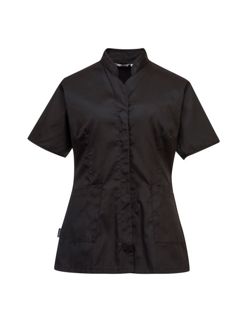 Ladies tunic premier black Portwest