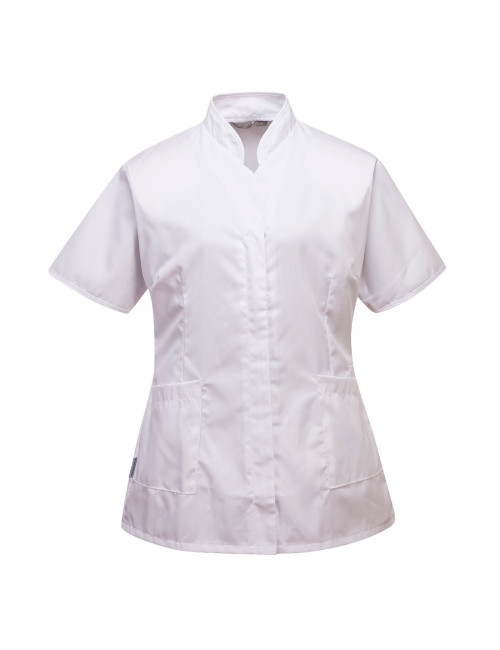 Ladies tunic premier white Portwest