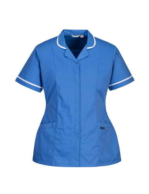 Klassische Stretch-Tunika in Blau von Hamilton Portwest