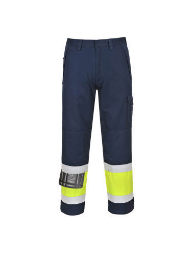 Modaflame Warnschutzhose Gelb/Marineblau Portwest