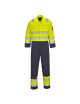 Modaflame hi-vis coverall yellow/navy tall Portwest