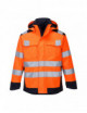 2Modaflame multi norm arc jacket orange/navy Portwest