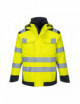 Modaflame multi norm arc jacket yellow/navy Portwest