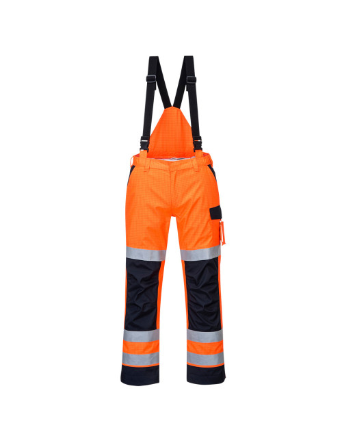 Modaflame Multi Norm Arc Latzhose Orange/Marineblau Portwest