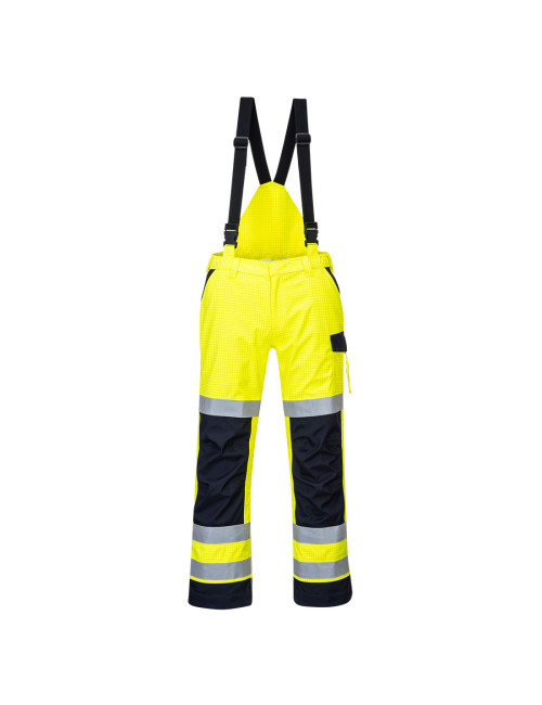 Modaflame Multi Norm Arc Latzhose Gelb/Marineblau Portwest