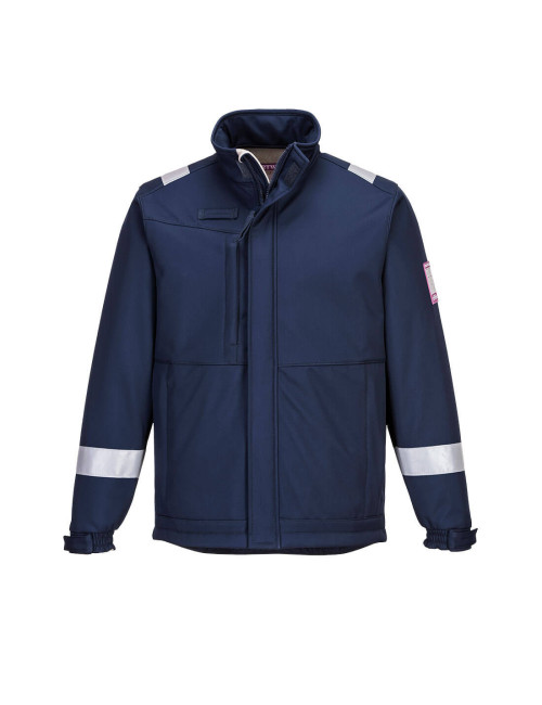 Kurtka softshell modaflame granatowy Portwest