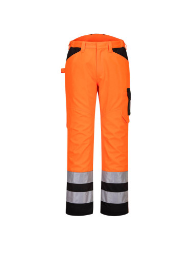 PW2 Warnschutz-Diensthose orange/schwarz Portwest