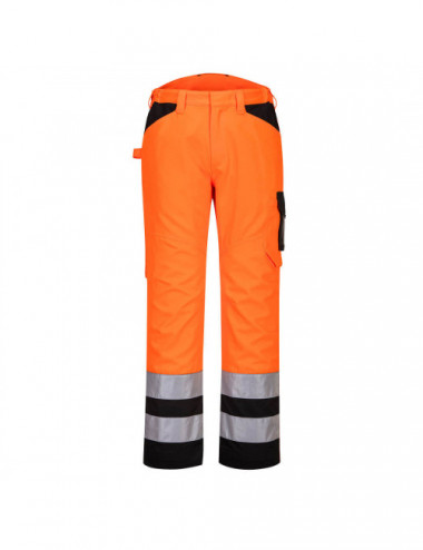 Spodnie serwisowe ostrzegawcze pw2 pomarańczowo/czarny Portwest