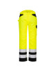 Pw2 hi-vis trousers yellow/black Portwest