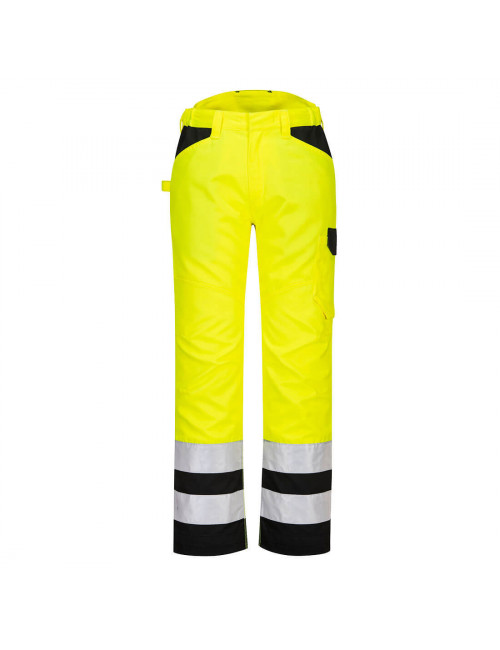 Spodnie serwisowe ostrzegawcze pw2 żółto/czarny Portwest