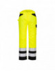 2Pw2 hi-vis trousers yellow/black Portwest