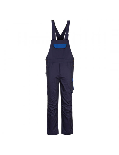 Dungarees pw2 navy/royal Portwest