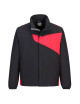 Pw2 softshell jacket (2l) black/red Portwest