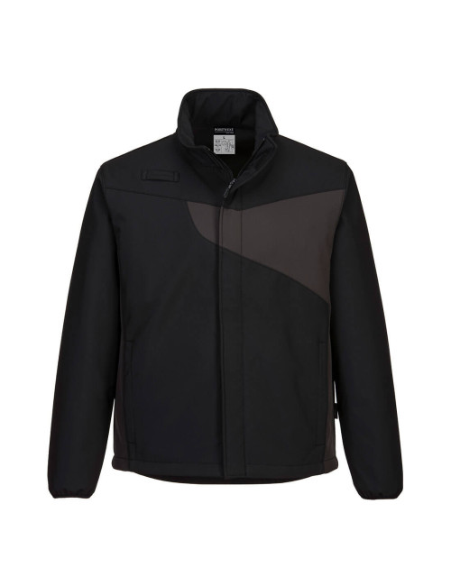 Pw2 softshell jacket (2l) black/grey Portwest