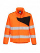 Hi-vis softshell jacket pw2 (2l) orange/black Portwest