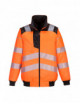 2Pw3 3-in-1 hi-vis jacket orange/black Portwest