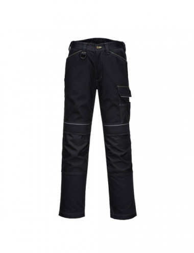 Portwest Lekkie spodnie ze stretchem PW3 Czarny