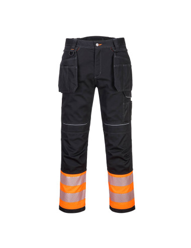 Warnschutzhose Klasse 1 PW3 Orange/Schwarz Portwest