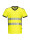 T-shirt ostrzegawczy pw3 z dekoltem w szpic żółto/czarny Portwest