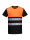 PW3 Klasse 1 Warn-T-Shirt schwarz/orange Portwest