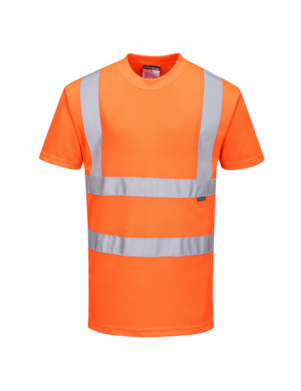 Portwest Ris orangefarbenes Warn-T-Shirt