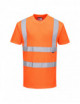 2Portwest Ris orangefarbenes Warn-T-Shirt