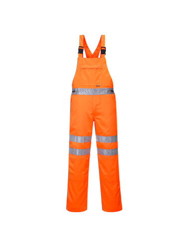 Hi-vis dungarees ris orange Portwest
