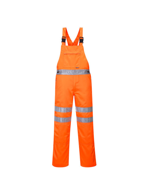 Hi-vis dungarees ris orange Portwest