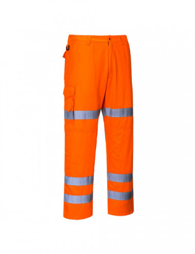 3-stripes hi-vis trousers orange Portwest