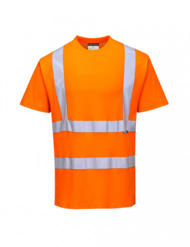 Komfort-Warn-T-Shirt aus Baumwolle, orange, Portwest