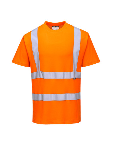Komfort-Warn-T-Shirt aus Baumwolle, orange, Portwest